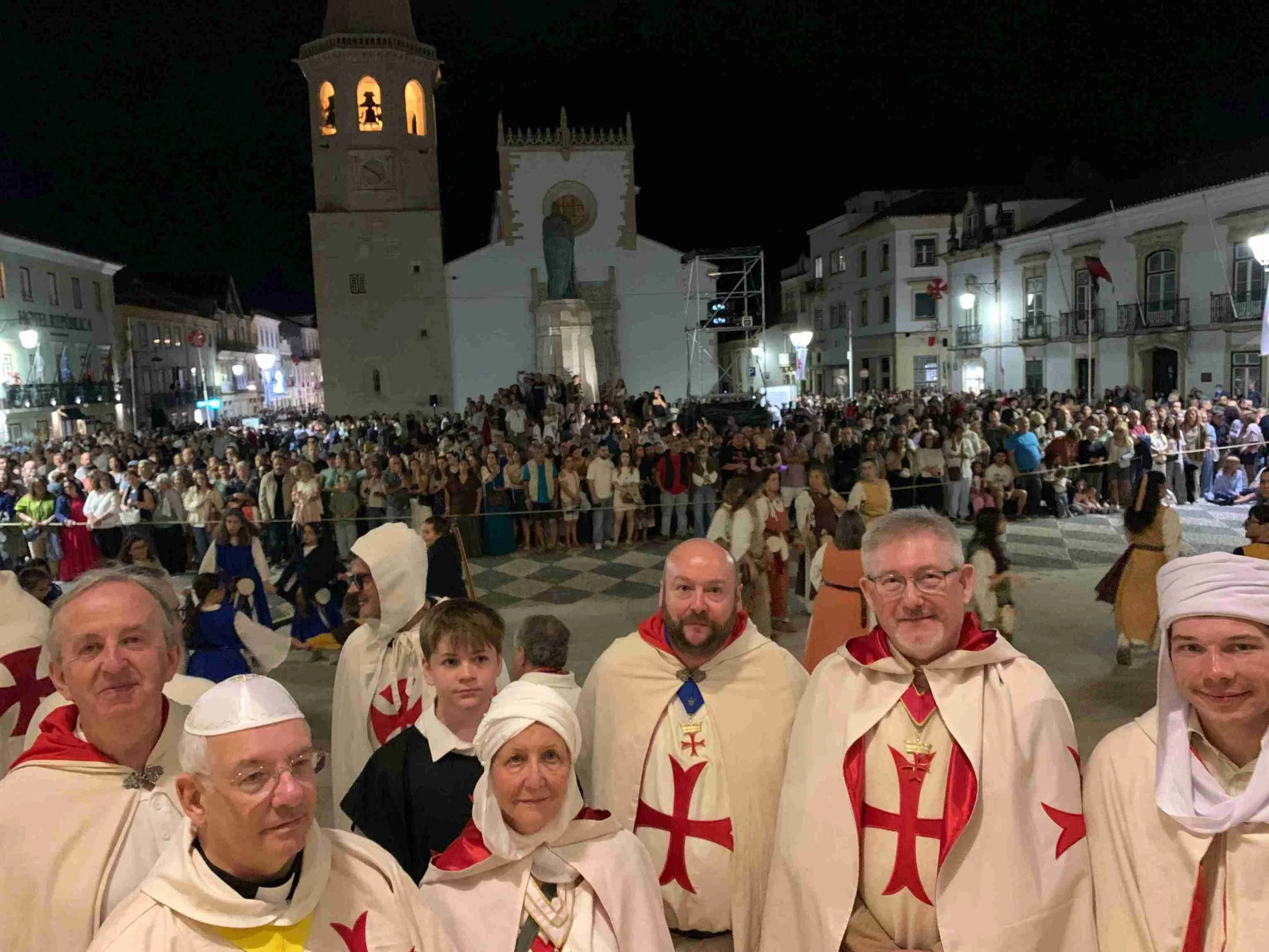 The OMCTH in the procession of the Templars Tomar