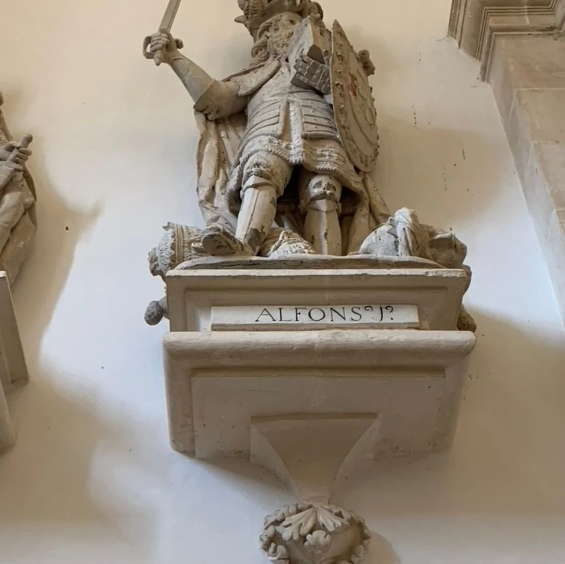 Kings Statues in Alcobaça Monastery with Templar Knights Tours Tomar.