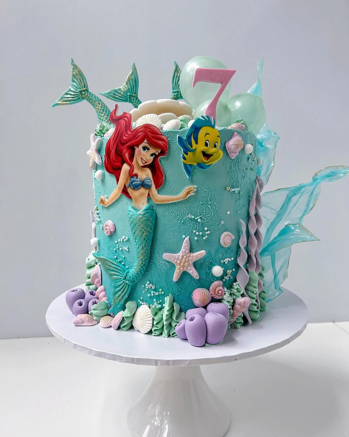 Ariel Mermaid 7th Birthday