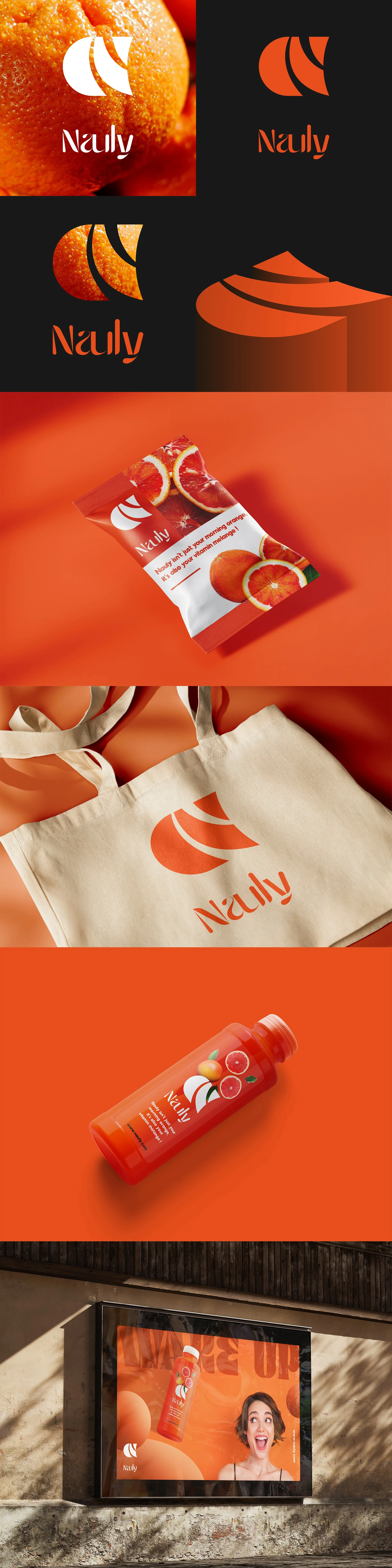 Projet de Branding pour Logo fictif Nauly.