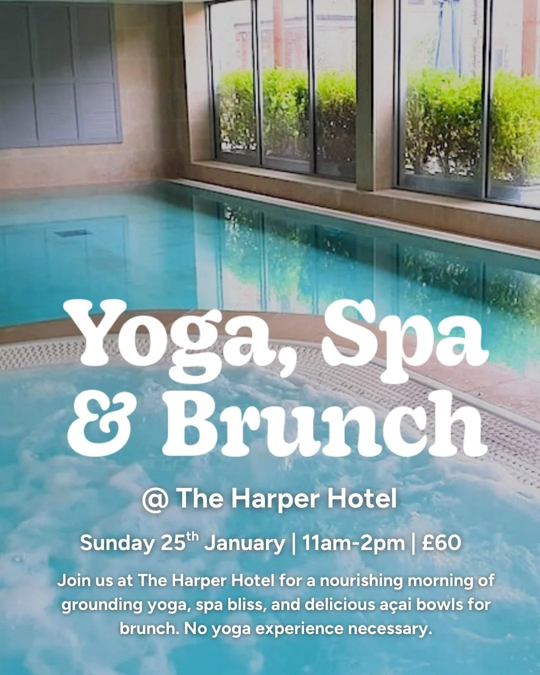 Yoga, Spa &amp; Brunch is back for 2026!
At @theharperhotel 
Sunday 25th January | 11am &ndash; 2pm

Take a Sunday for yourself as we settle into the New Year&hellip; or why not gift a space to a loved one or friend for Christmas - available to buy a