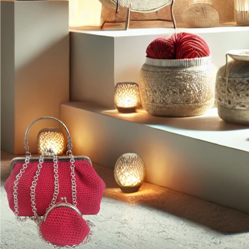 Ruby Crochet Duo Bag Set