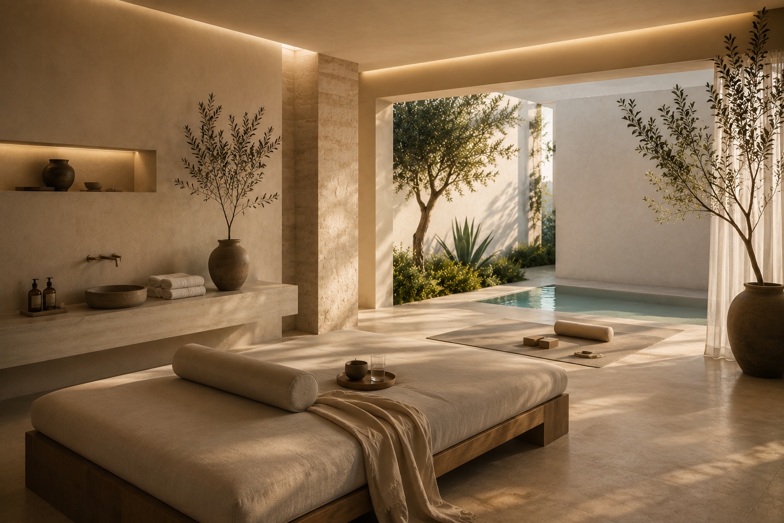 Private luxury immersion by zenquility designed to restore the nervous system and cultivate internal luxury through personalised restoration.