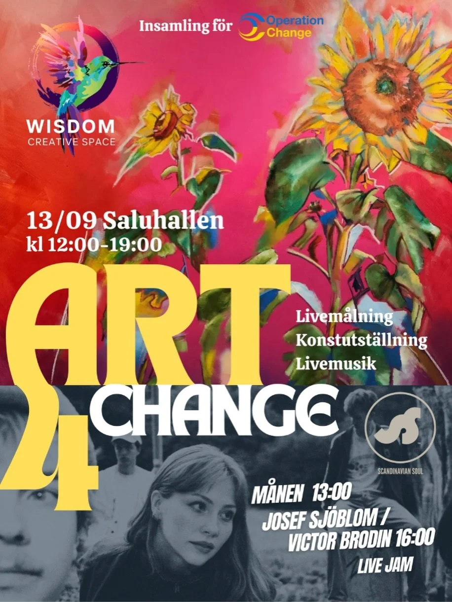 Jag kommer att st&auml;lla ut p&aring; Art 4 Change under Kulturnatten i Uppsala den 13 september.
Det h&aring;lls i Saluhallen mellan 12&ndash;19, kom g&auml;rna f&ouml;rbi och s&auml;g hej! 
Nytt pussel utlovas 😁
Arrang&ouml;r &auml;r @wisdomcreat