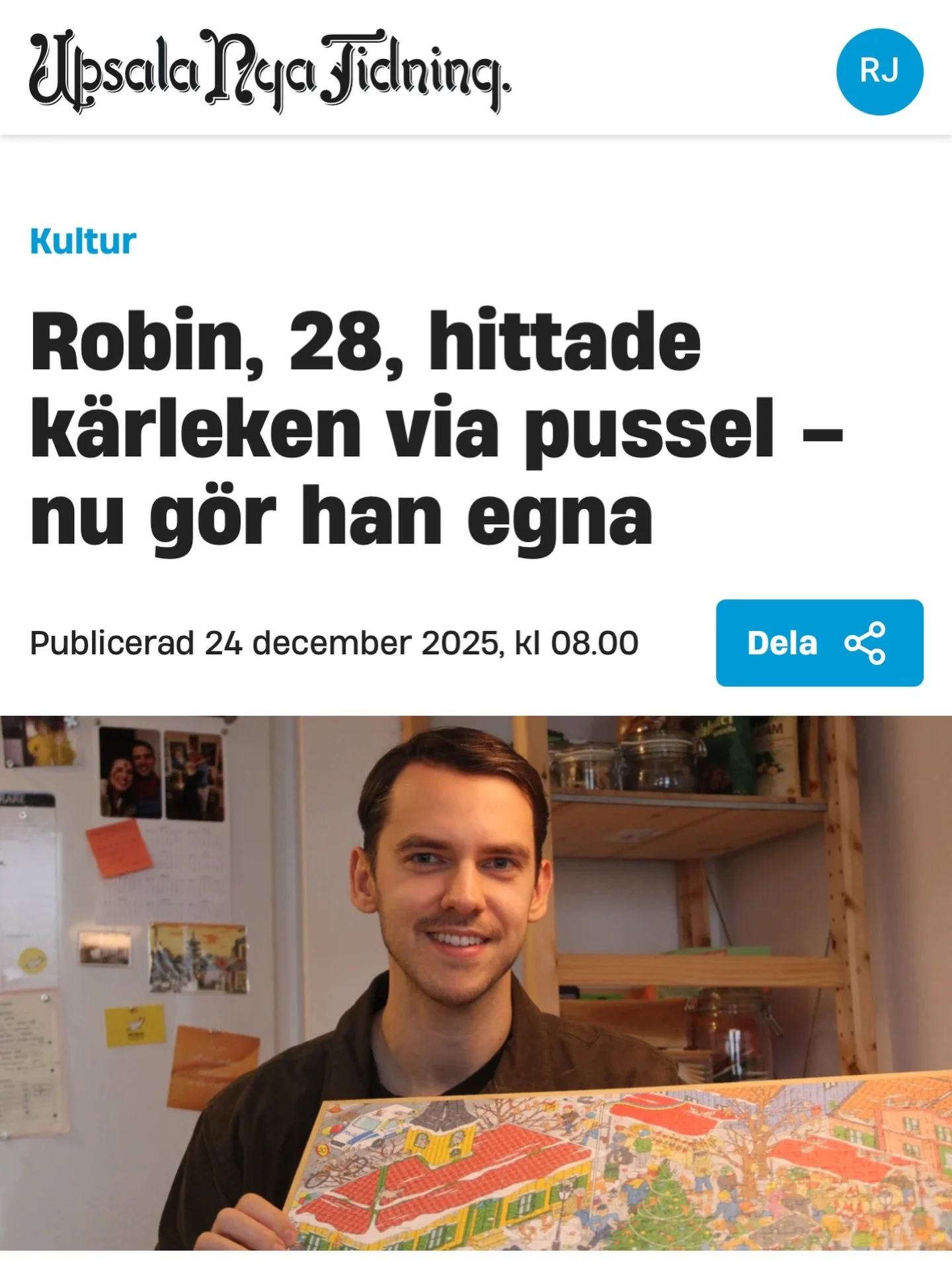 Kul att f&aring; vara med i unt och prata pussel! 🧩