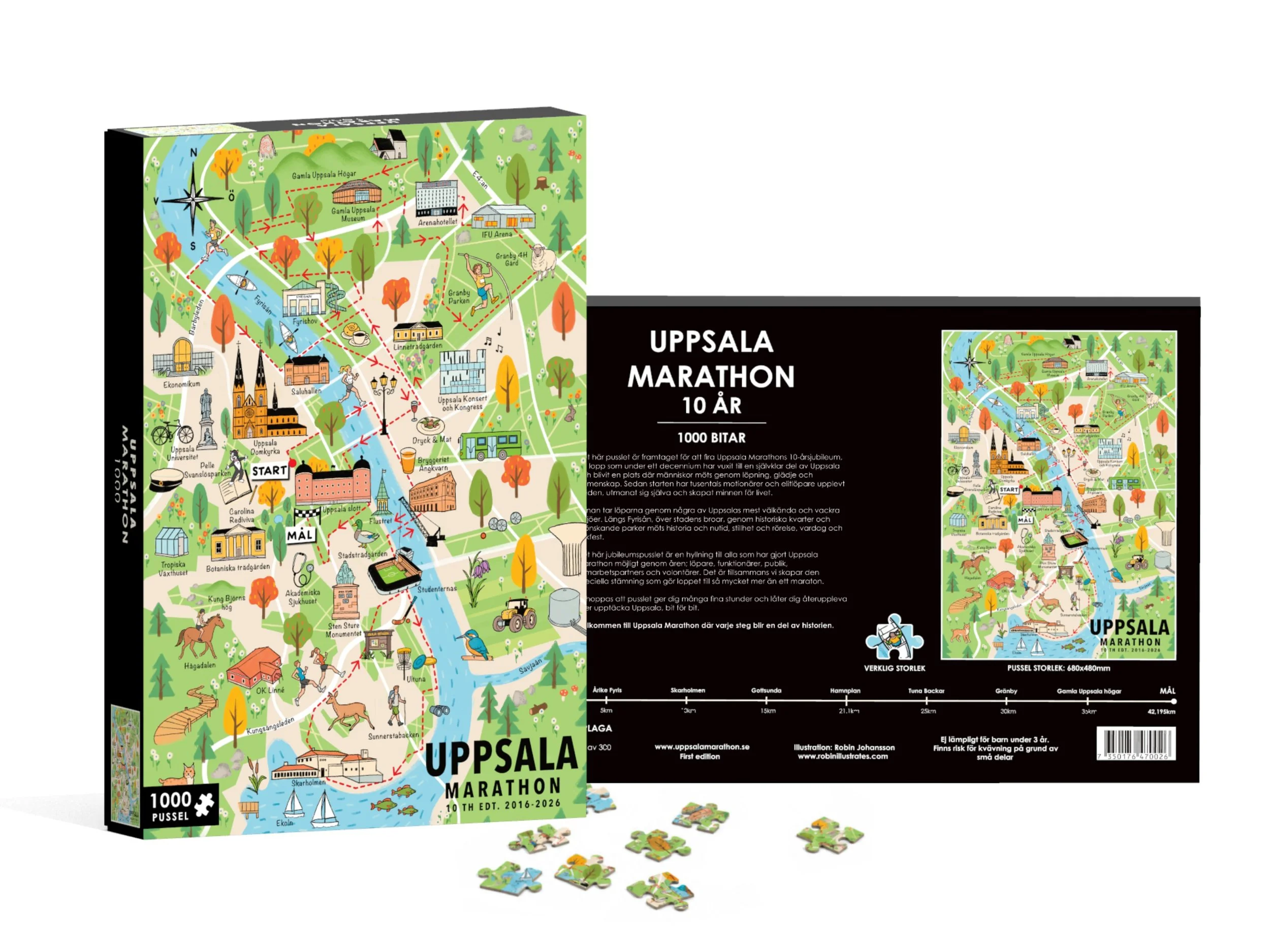 Uppsala Marathon  - 1000 bitar