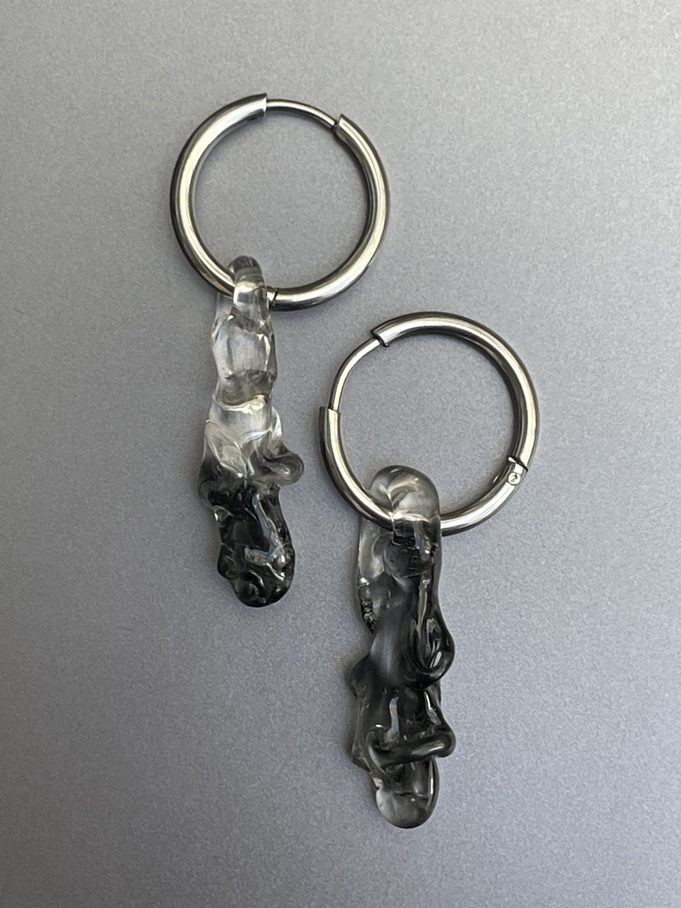 Dark Petal Earrings