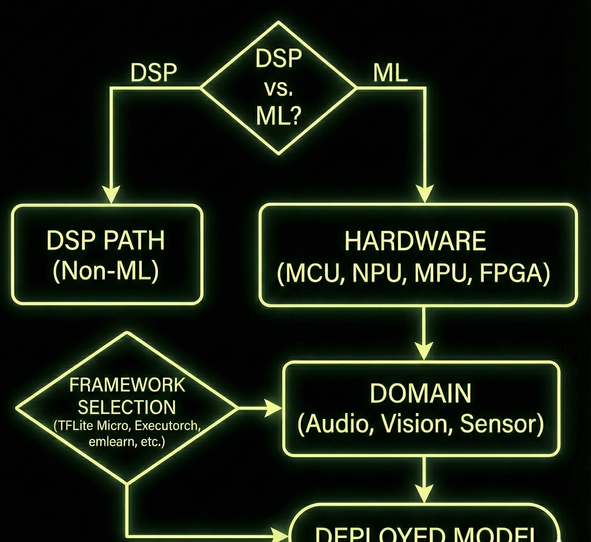 Taxonomy of Embedded ML Frameworks