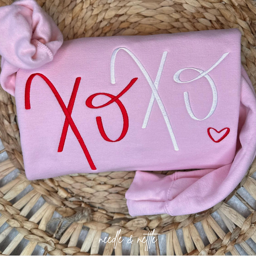 Custom Embroidered XOXO Sweatshirt
