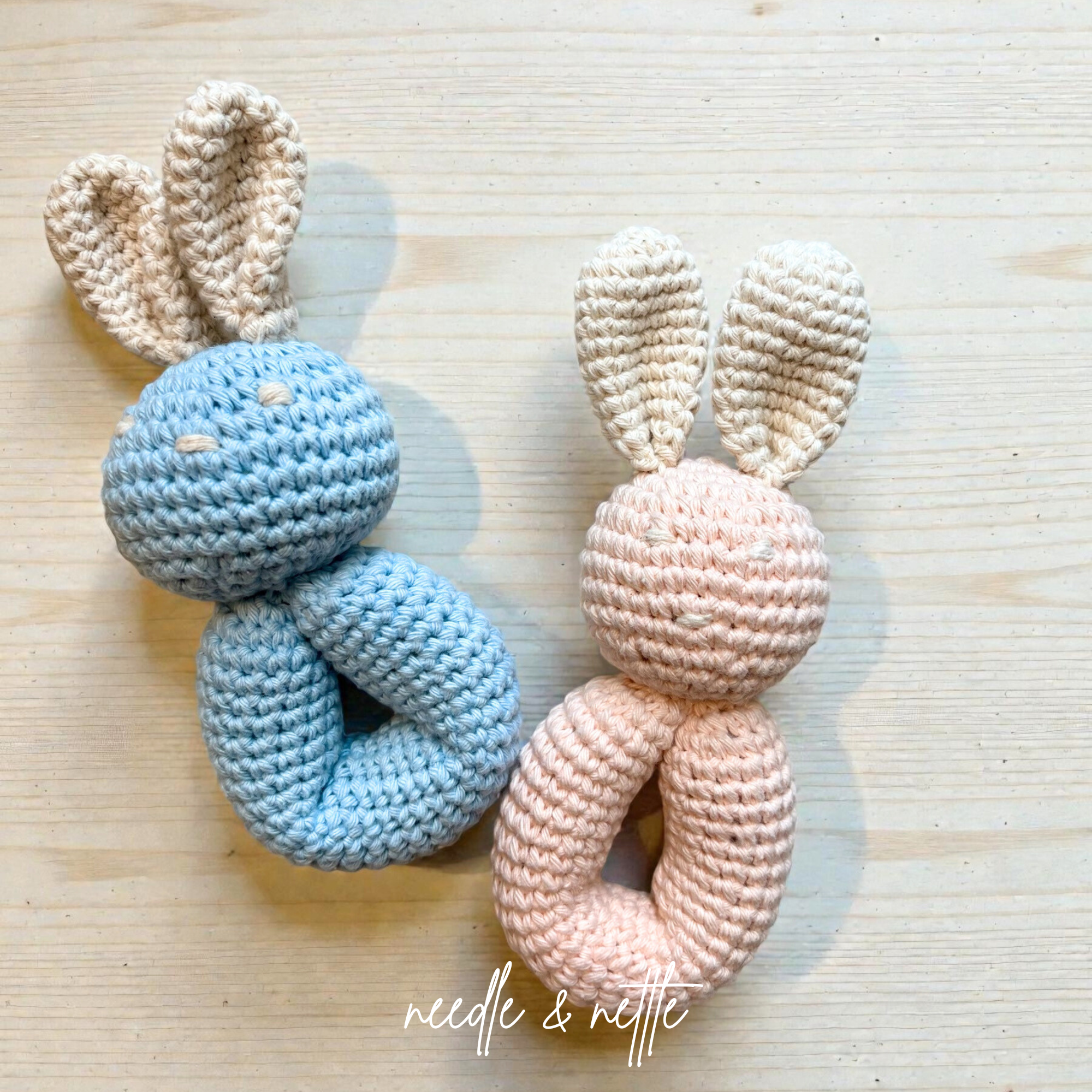 Handmade Organic Baby Rattle Toy