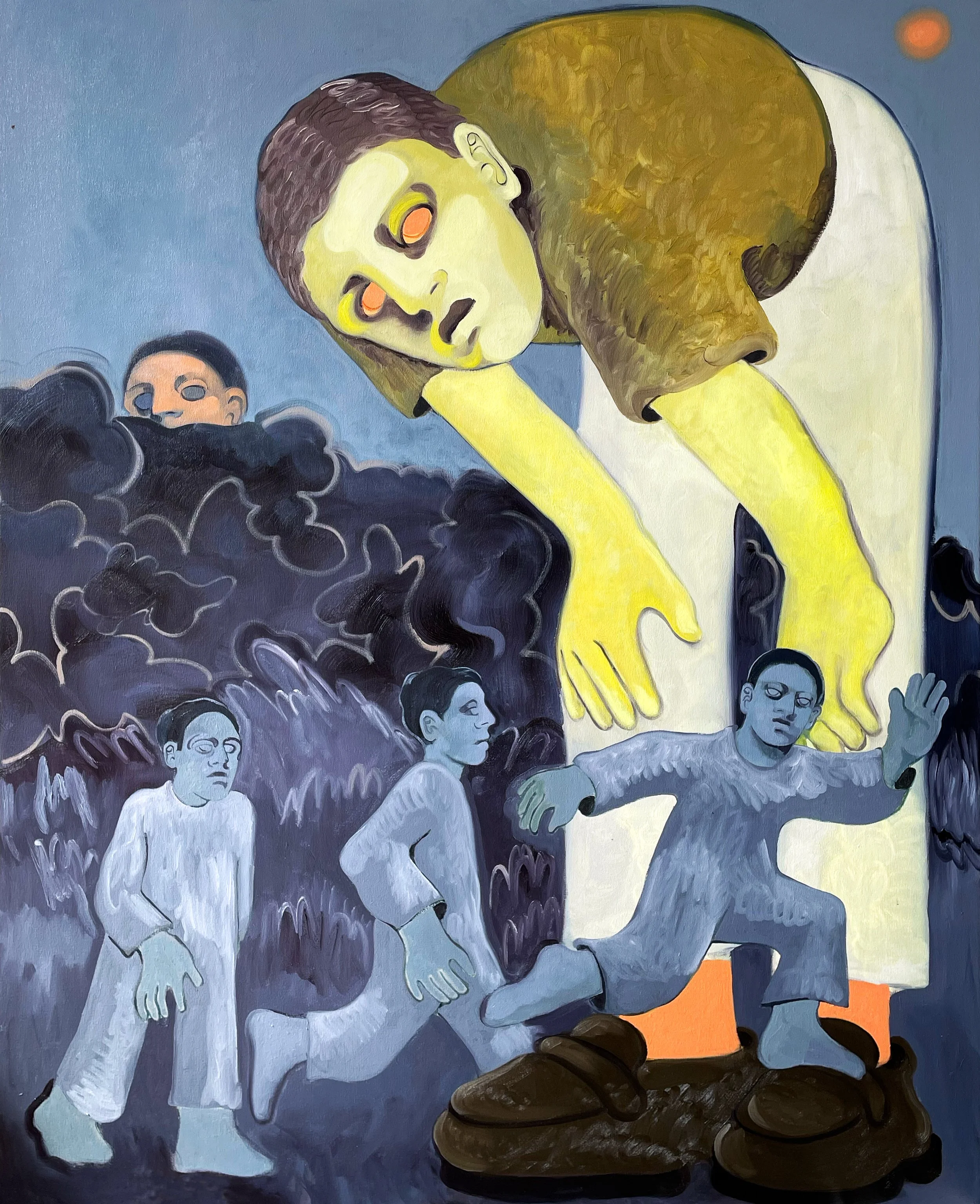 Scurry On Past, 2026
130x160 cm
Oil on Canvas