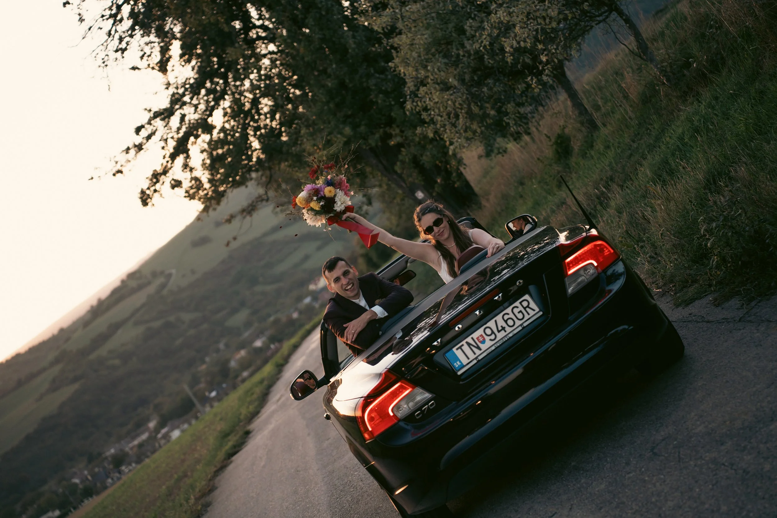 Anetka a Peťo - nedaleko od Trenčína