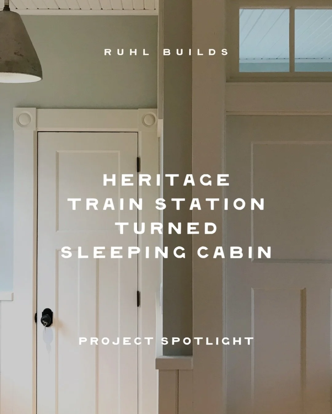 Project Spotlight 2/2 : Heritage Train Station Turned Sleeping Cabin

The Brief: Convert a century-old rural train station into a four-season sleeping cabin for guest accommodation. 

The Result: This compact, four-season cabin feels like a time caps