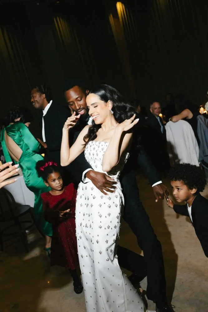 couple dancing at editorial destination wedding