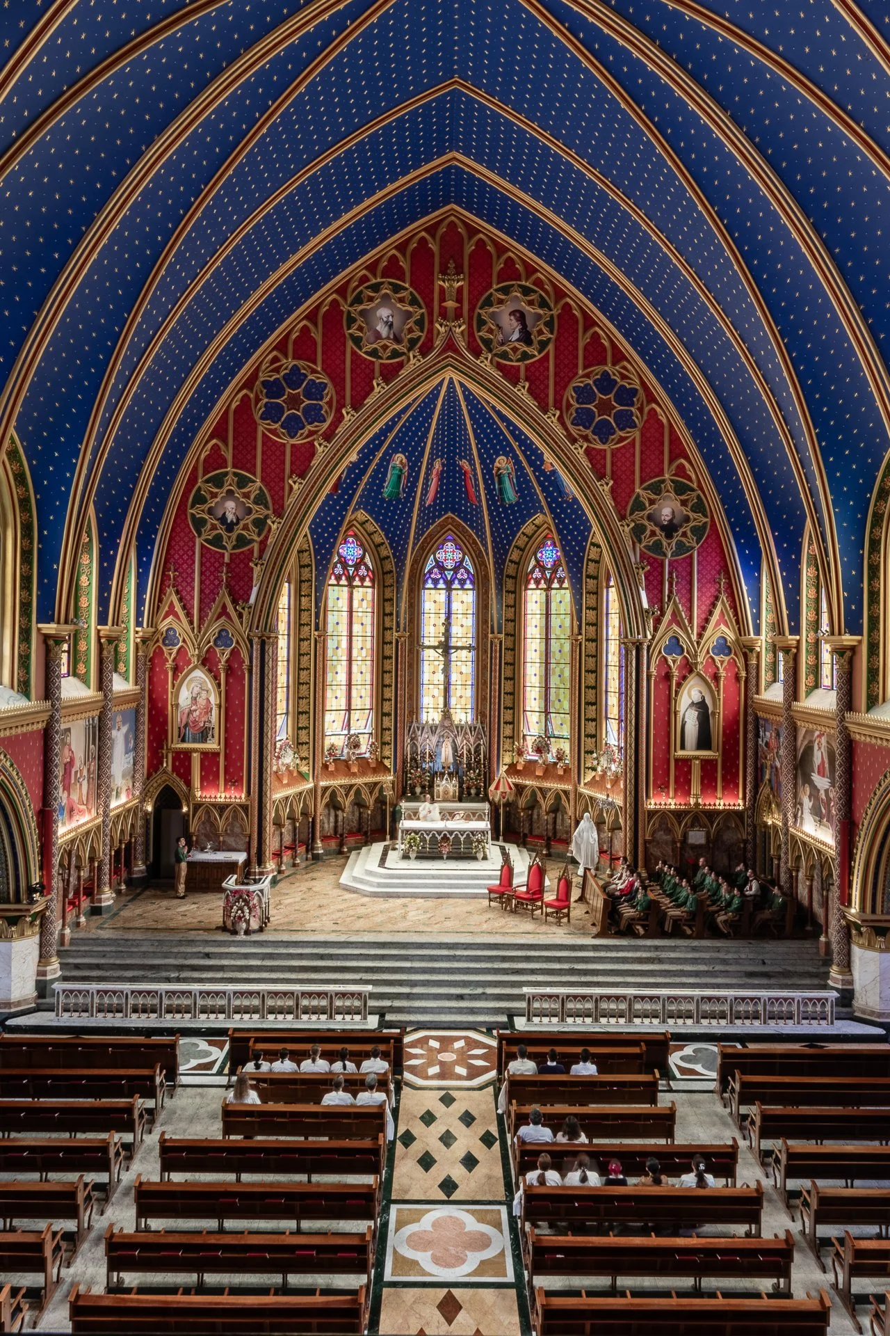 Altar de Igreja em estilo neogótico em São Paulo