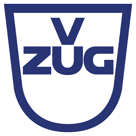 Logo der Schweizer Bahn V-ZUG in Blau auf Weiß
