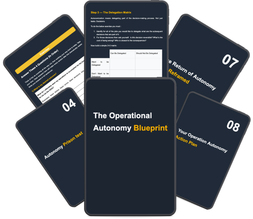 Autonomous Operation Blueprint