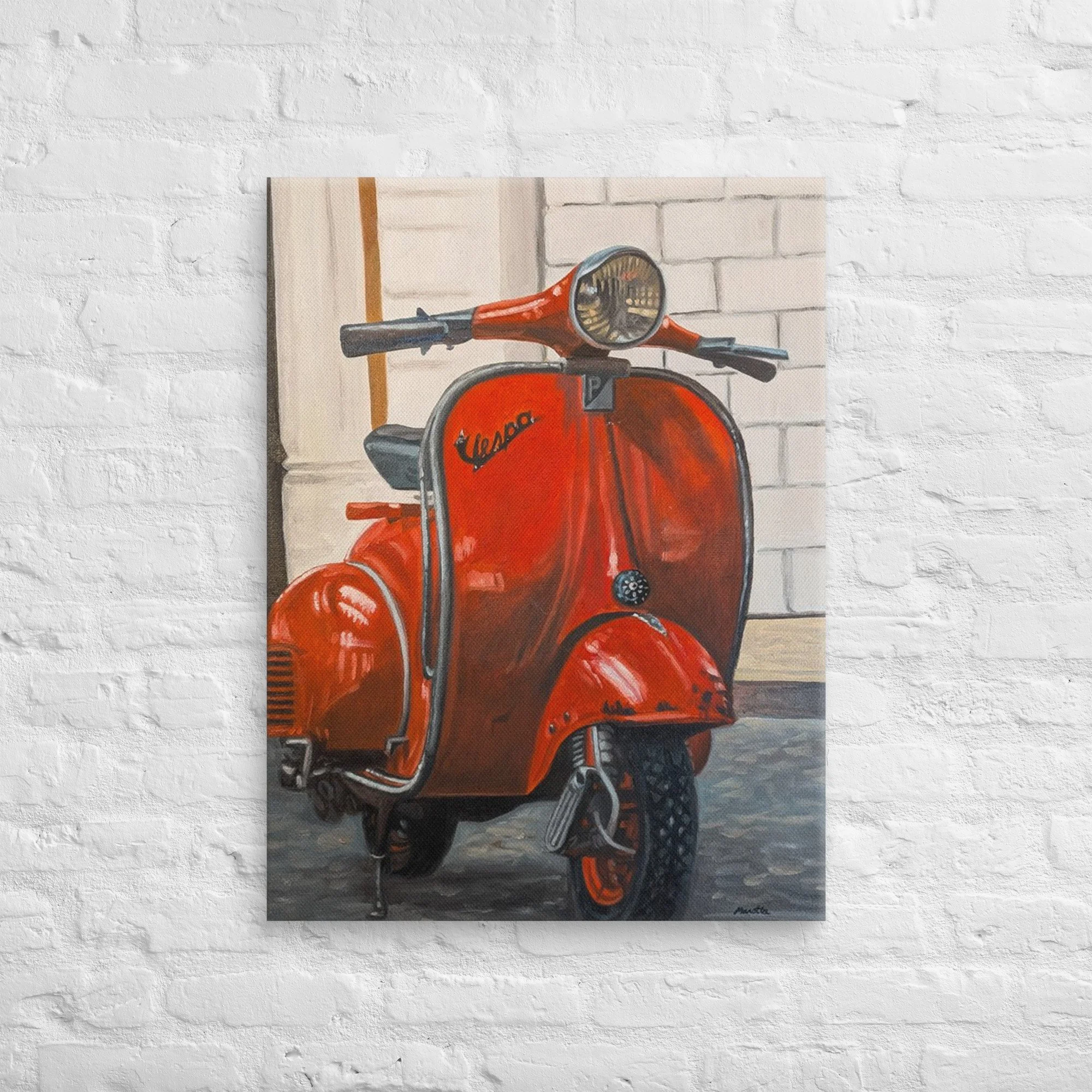 Italian Vespa — Art by Stephen Marotta