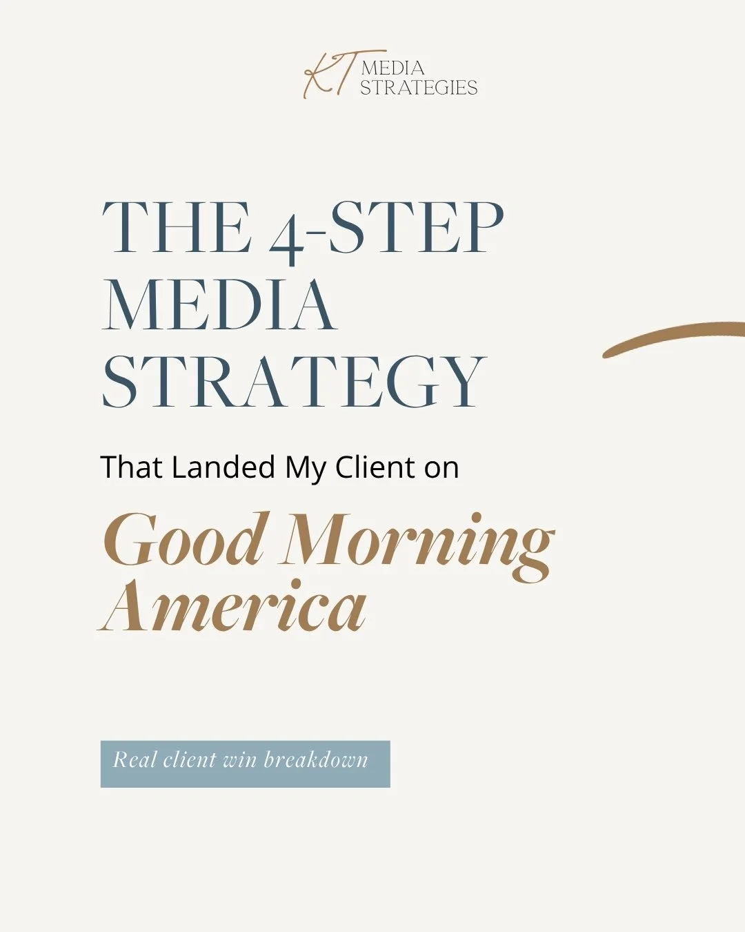 I watched one of my client&rsquo;s eyes light up when we walk onto the set of Good Morning America, and I literally got goosebumps. Not because it was his first national TV appearance, but because I remembered our first calls just a few weeks earlier