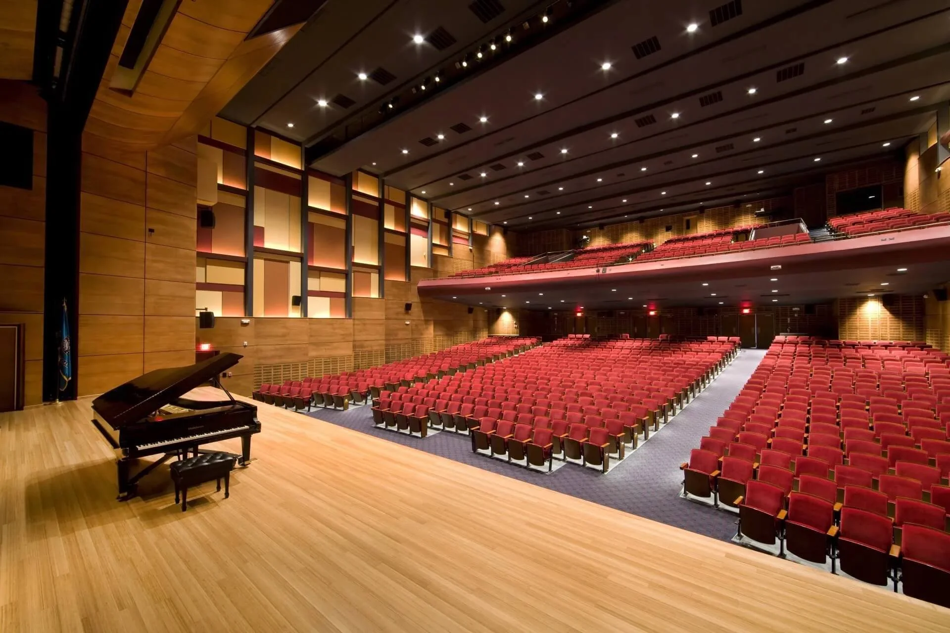 Inside USCG Leamy Hall Auditorium
