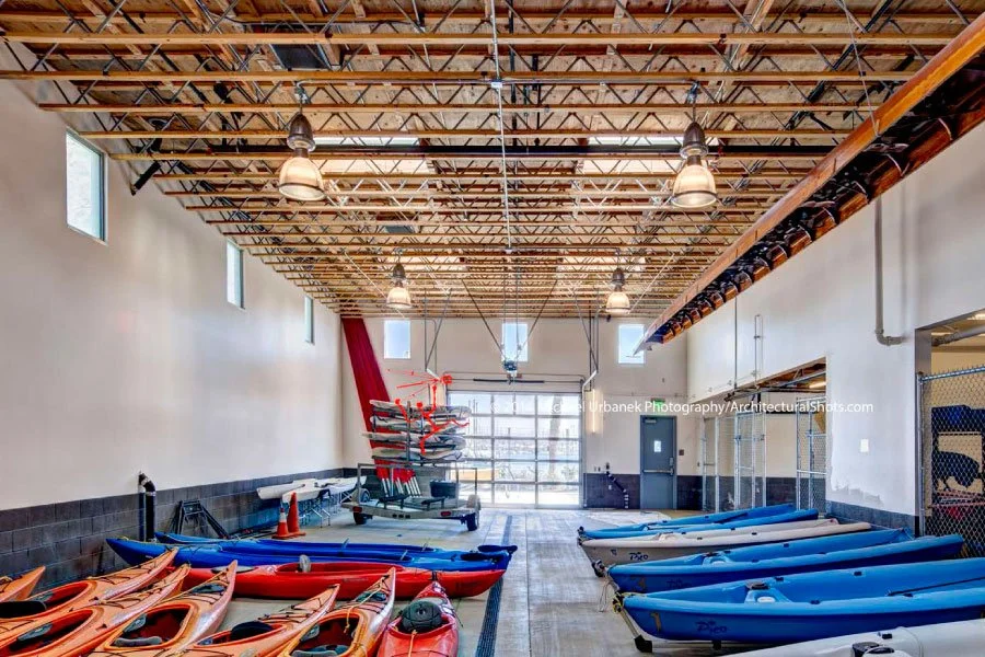 Interior of Channel Islands Boating Center