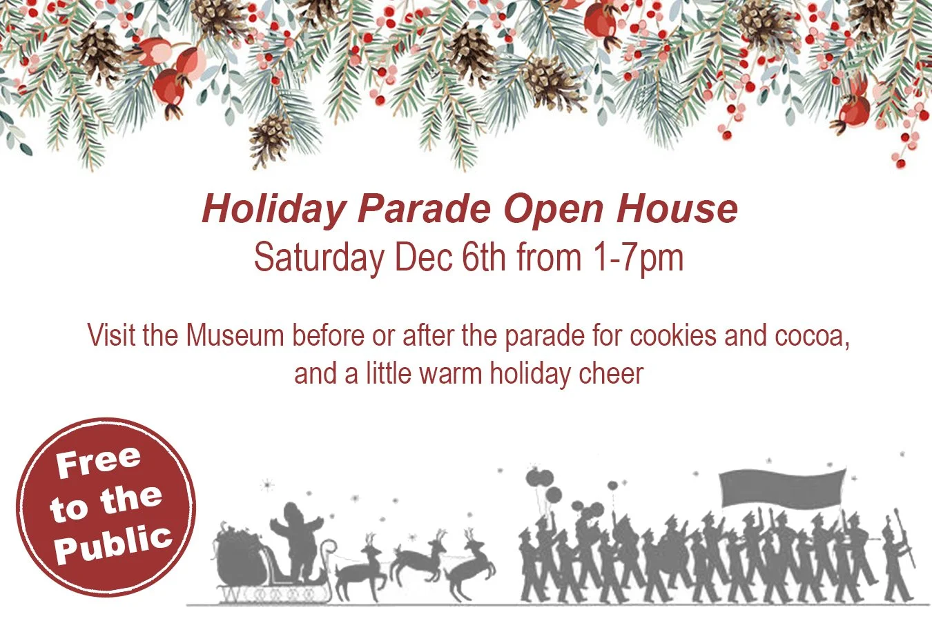 Holiday Parade Open House