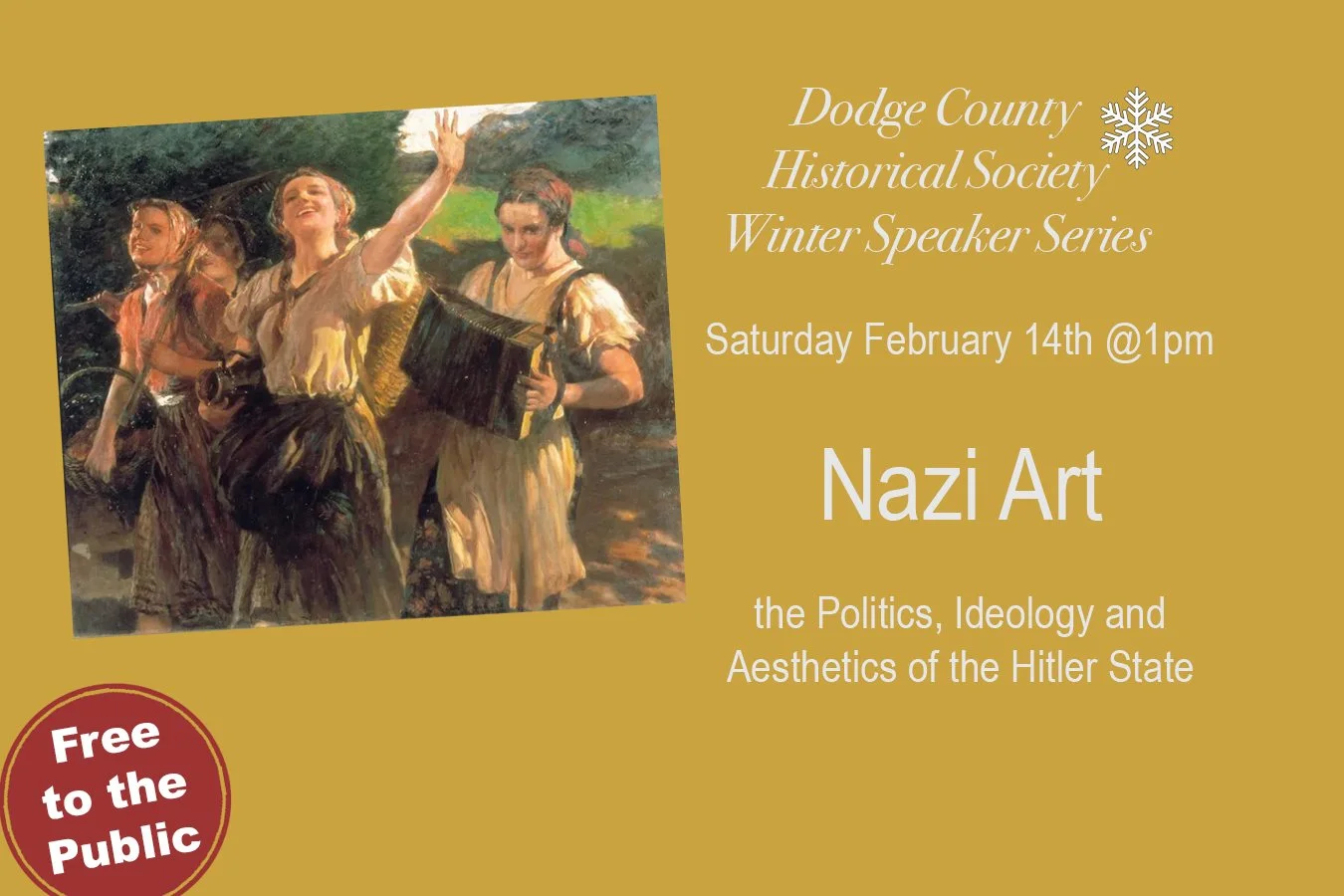 Speaker Series: Understanding Nazi Era Art