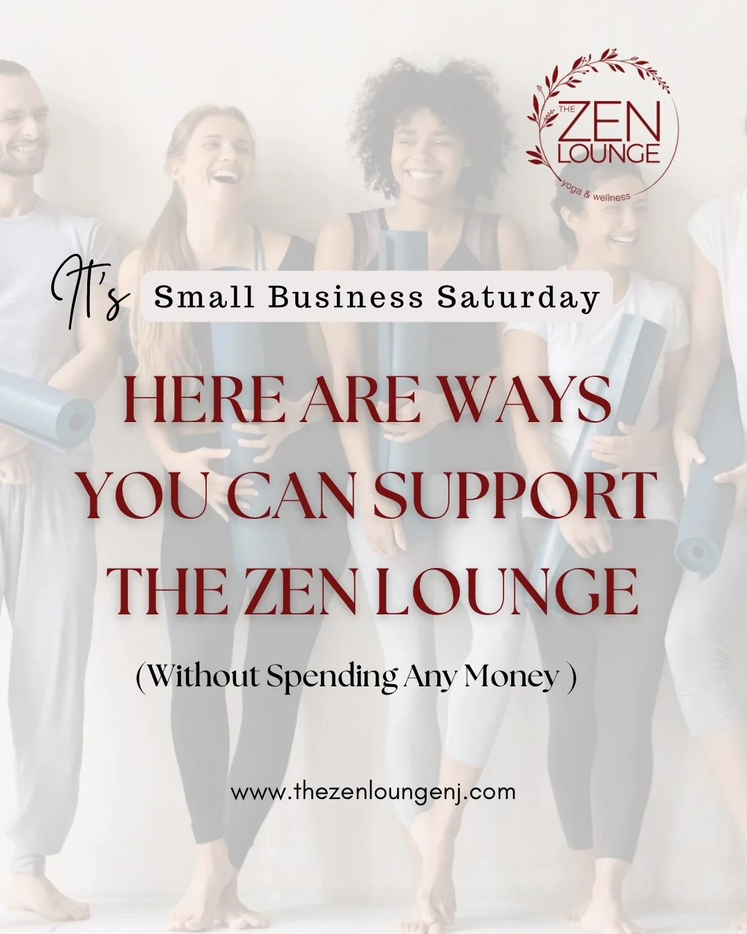 Today is Small Business Saturday, and it reminds us how much the love you show truly matters, not just today, but every day. 

We are deeply grateful for every person who has stepped into The Zen Lounge, shared a post, left a review, told a friend, o