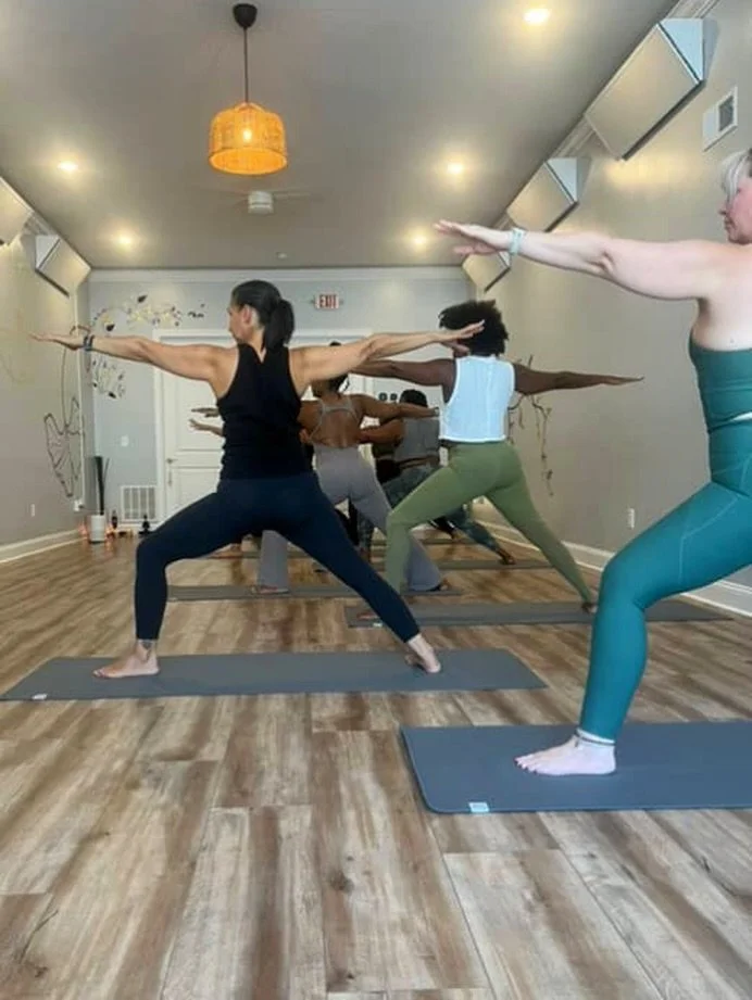 Power yoga here isn&rsquo;t about perfection&hellip;it&rsquo;s about showing up, breathing deep, and finding your strength one flow at a time.

#thezenloungenj ~your neighborhood movement sanctuary
