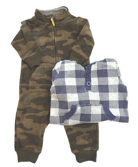 #8688 BUNDLE: Sleepers (2) / Brands Below /  Size: 0-3 Months / $12