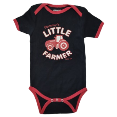 Little Mini Treads, thrifting, gently used baby clothes , second-hand, new with tag, CASE iH onesie