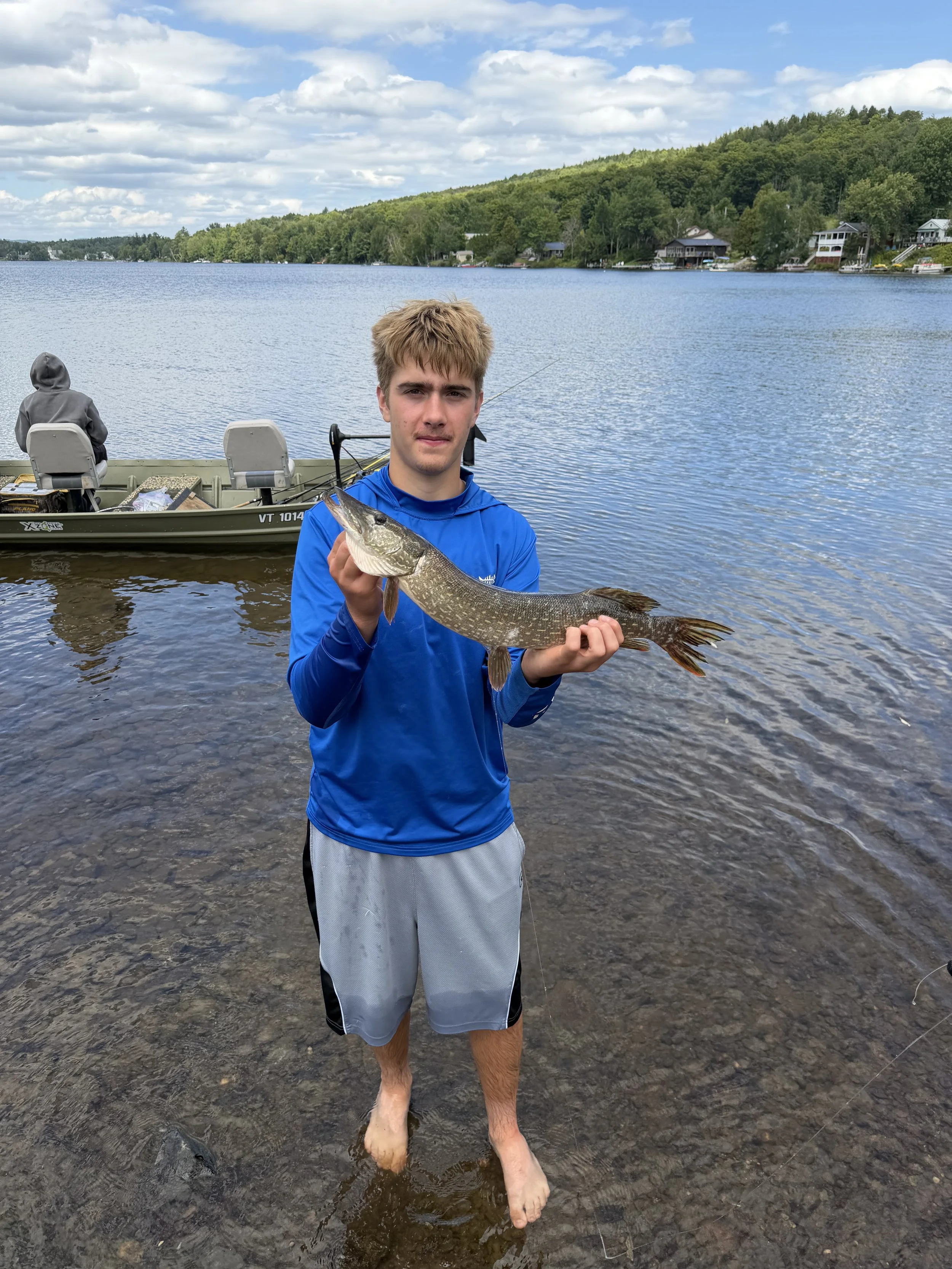 Alex Clark’s northern pike measured 24 3/4 inches and weighed 2 lb 14 oz, earning first place in the Northern Pike Length division.