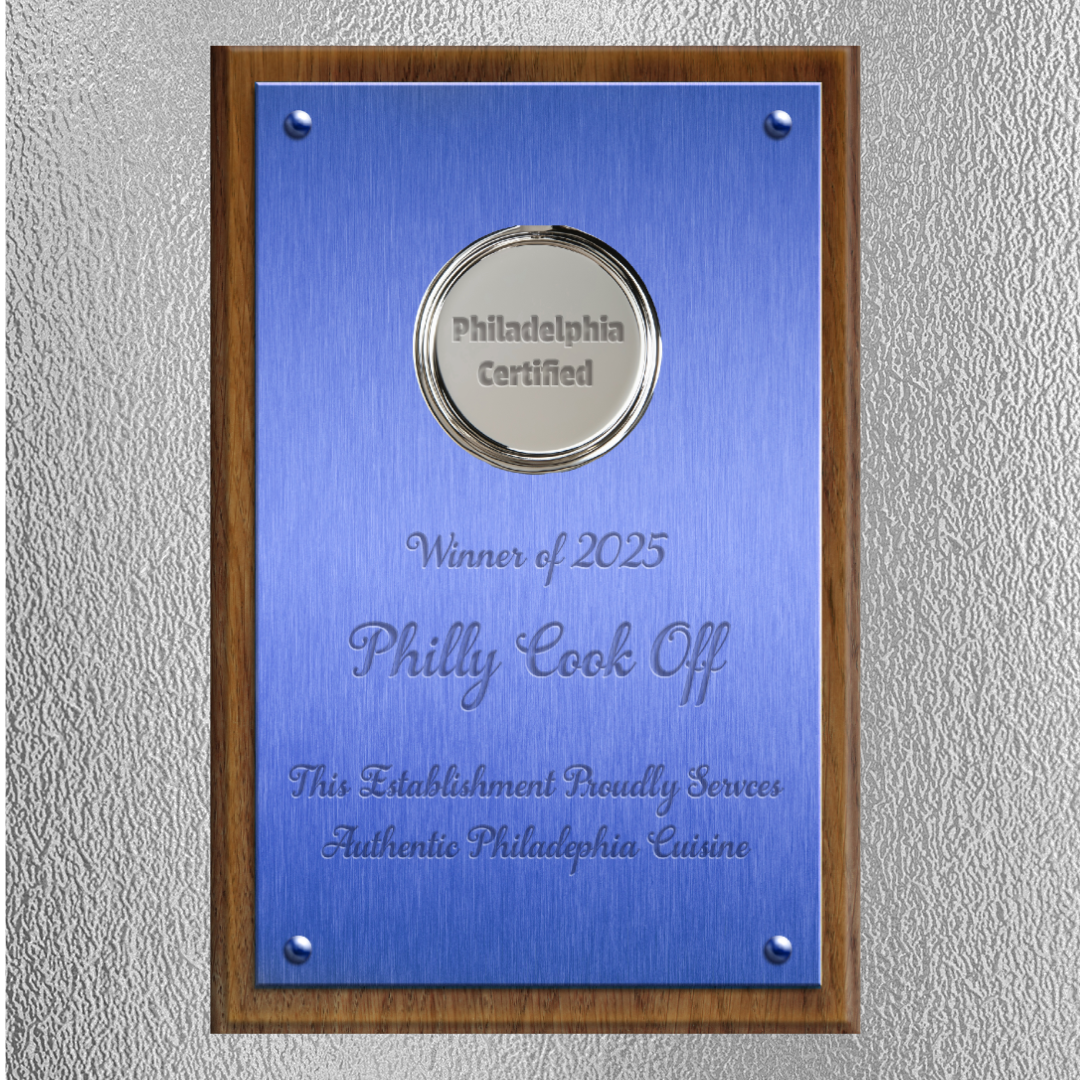 IT’S SILLY IF IT’S NOT PHILLY - Winners plaque