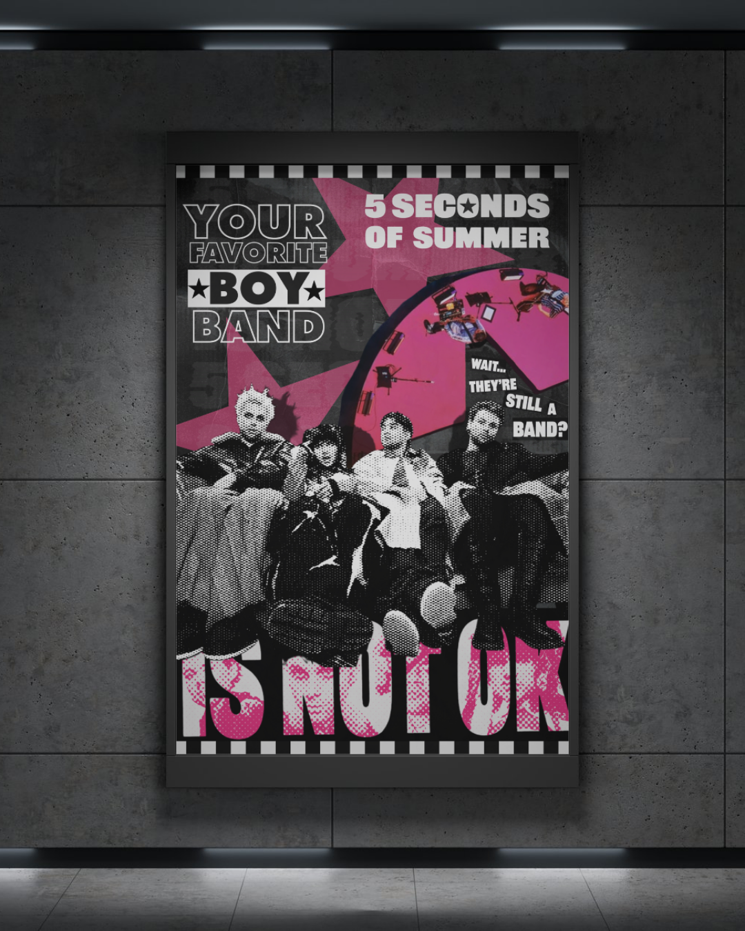 55SOS IS NOT OK - Transit Ad