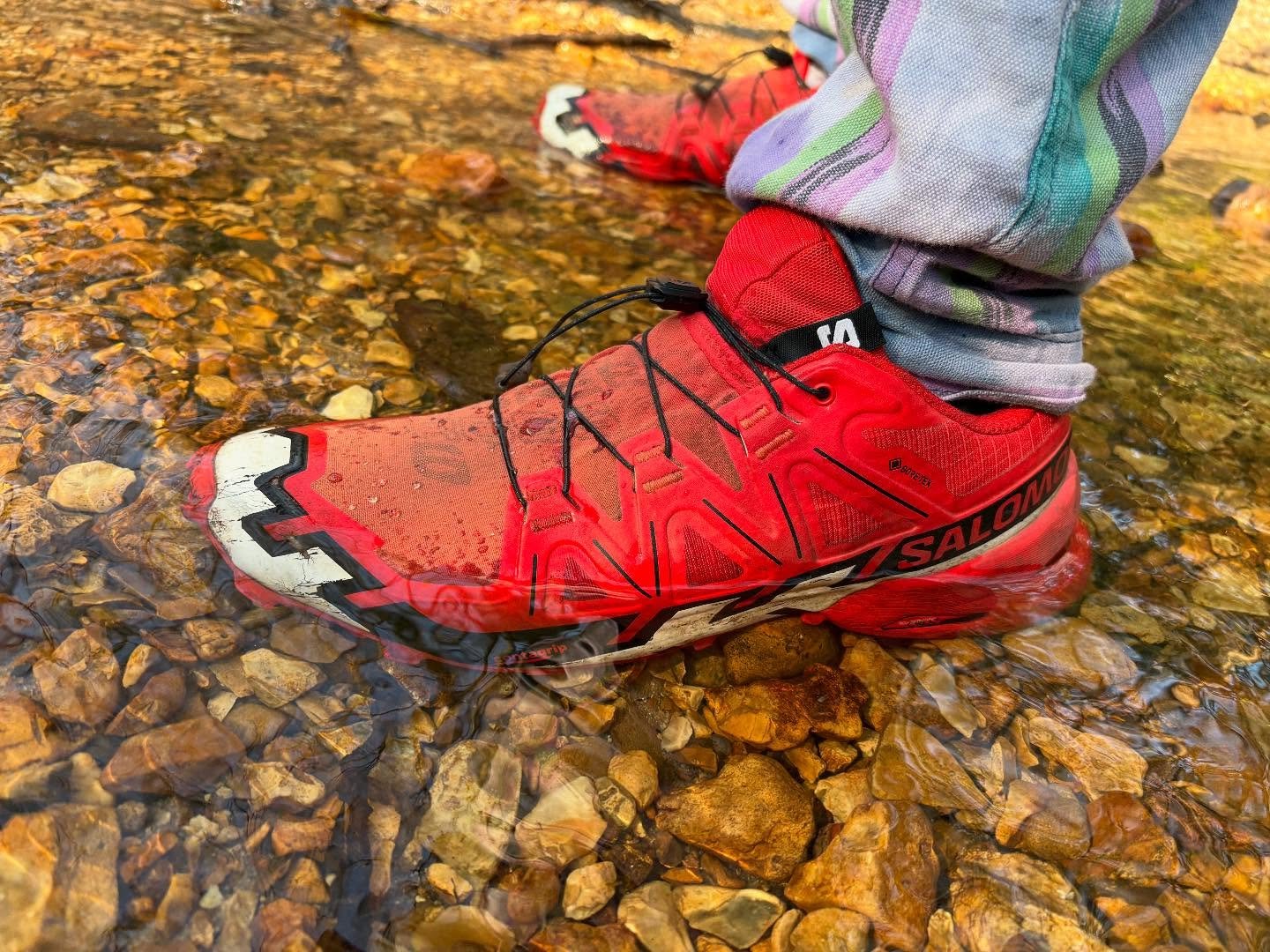 @salomon #speedcross6 still my favourite trainer for country living. Fully waterproof and breathable and such a good fit for my feet.