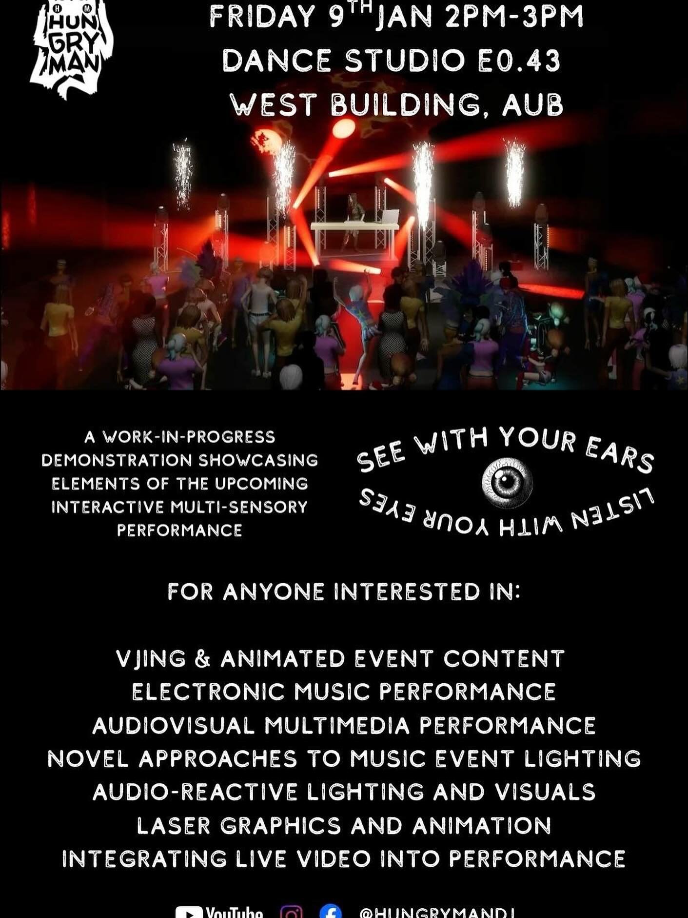 Tomorrow..! No booking needed, just turn up 😇 #lighting #lasers #projections #visuals #electronicmusic