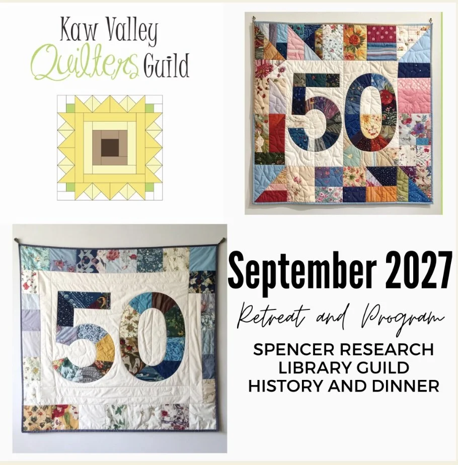 September 2027 - 50th Anniversary-Retreat &amp; Program: Spencer Research Library Guild History &amp; Dinner