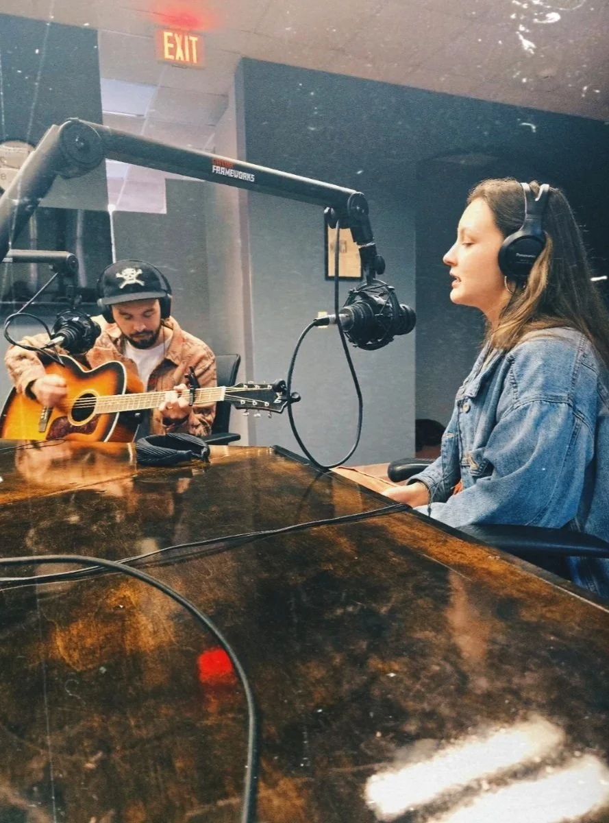 Lauren Link and Cody Gentry on the Southern Fried Morning Show in Honea Path, SC