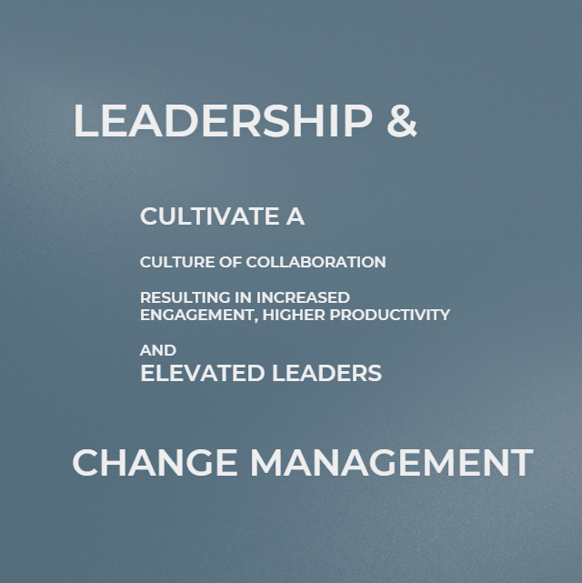 Graphic: leadership and change management