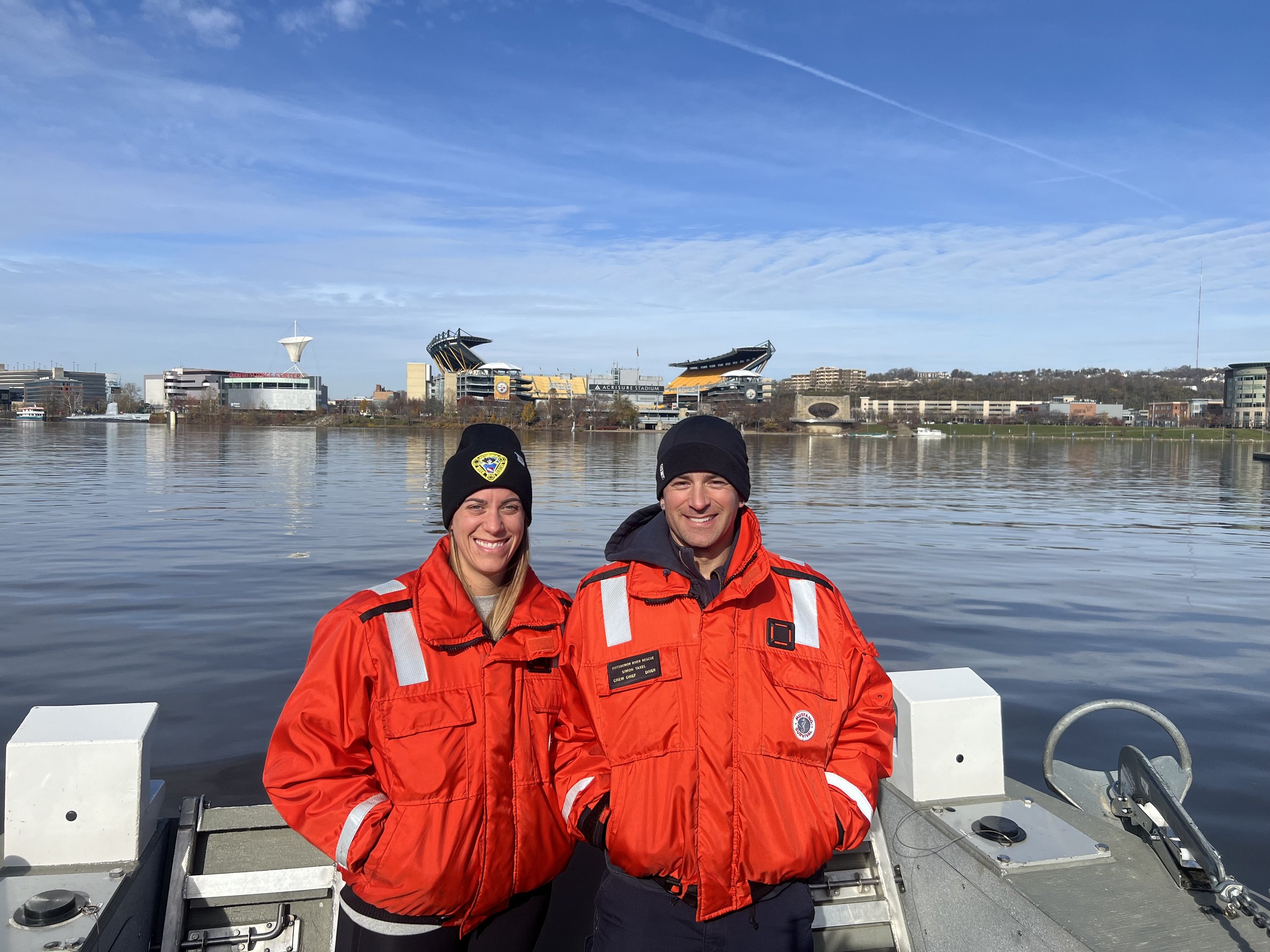 Pittsburgh River Rescue Paramedic Wilkinson and Paramedic Crew Chief Taxel (2024)