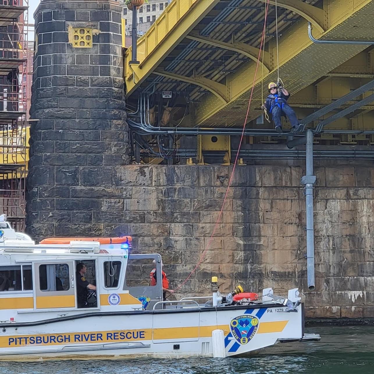 River Rescue ropes training