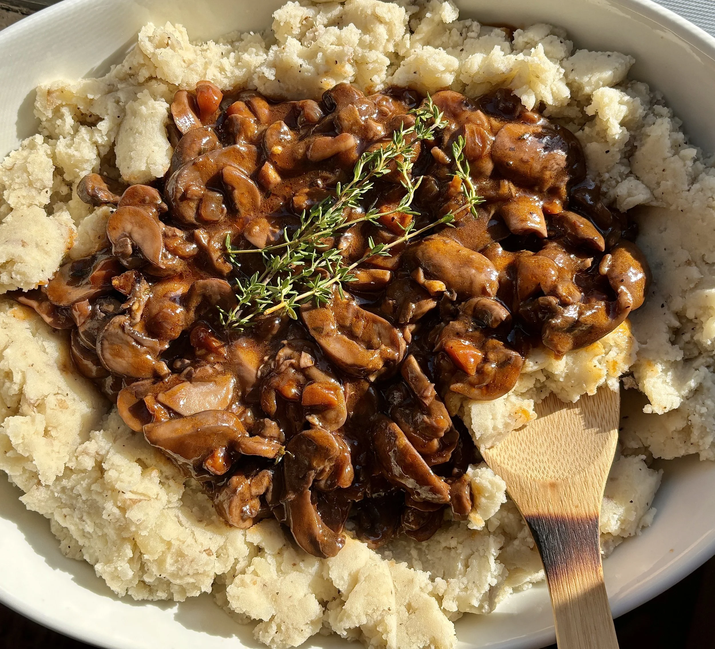 Mushroom Bourguignon