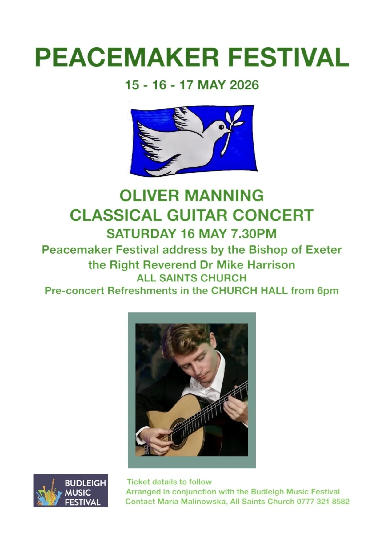 Budleigh Peacemaker Festival: Solo Concert