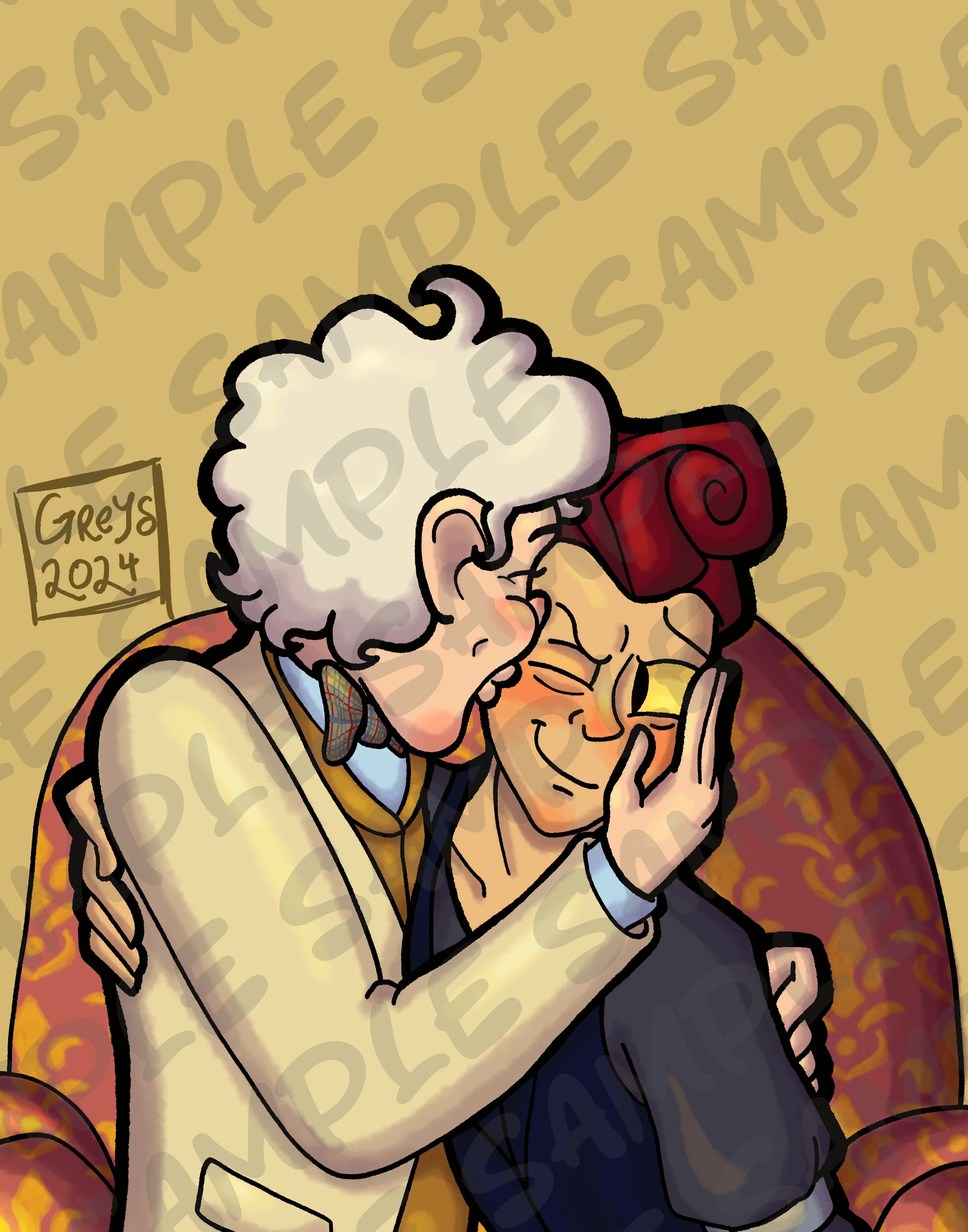 embarrassingly fluffy cheek kisses 11x14.jpg