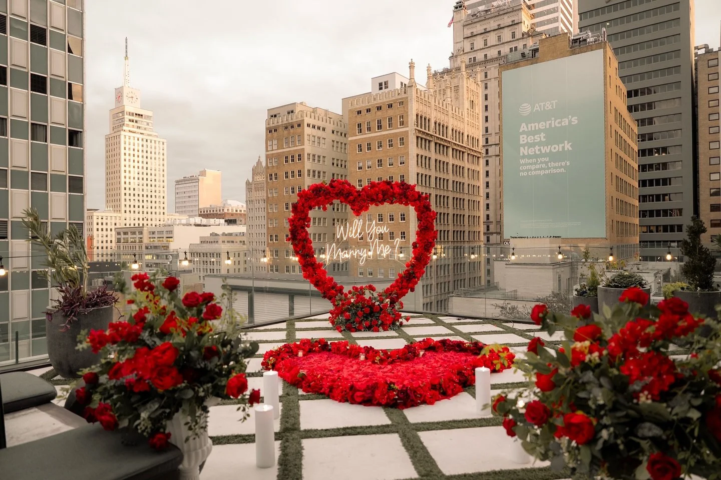 From this rooftop in Dallas to every place life takes us&mdash;will you marry me?

We absolutely love Dallas rooftops. 

Photographer: @immensevisualz 

#proposal
  #marryme #willyoumarryme #marrigeproposal #proposalindallas #dallasproposal #luxurypr