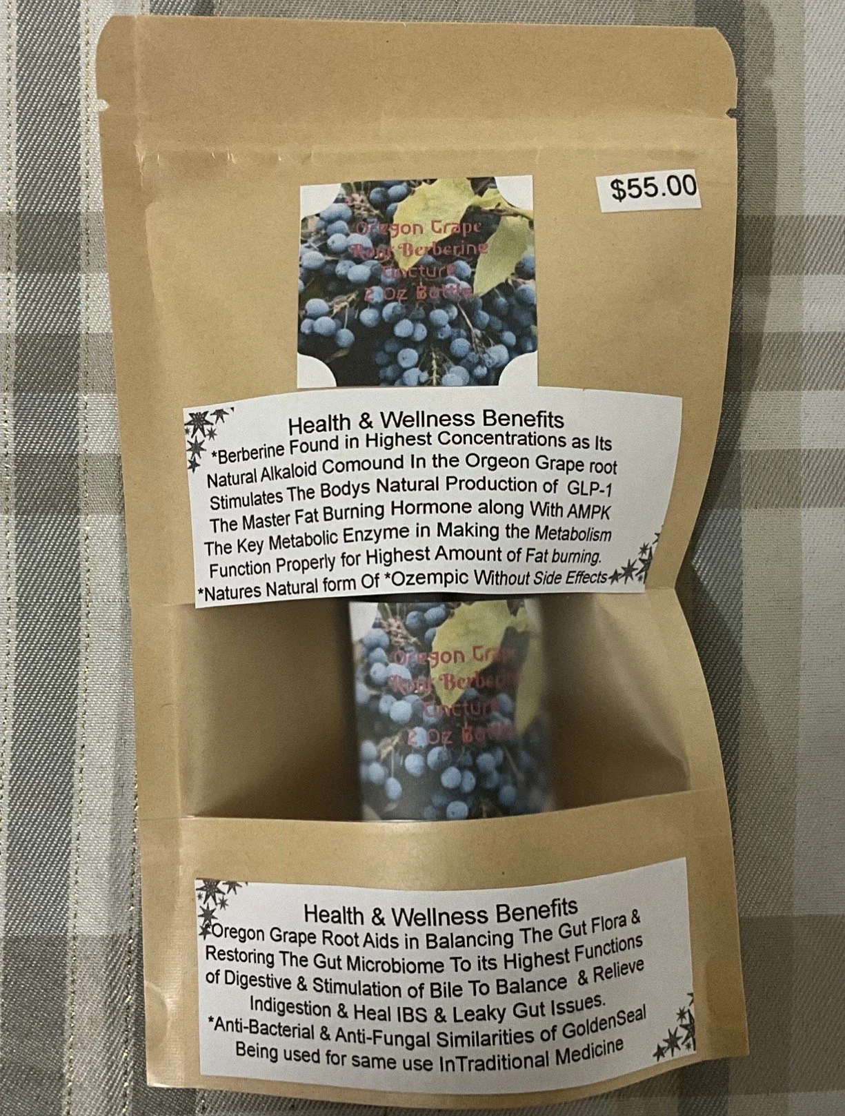 Oregon Grape Root/ Berberine Extract Tincture
