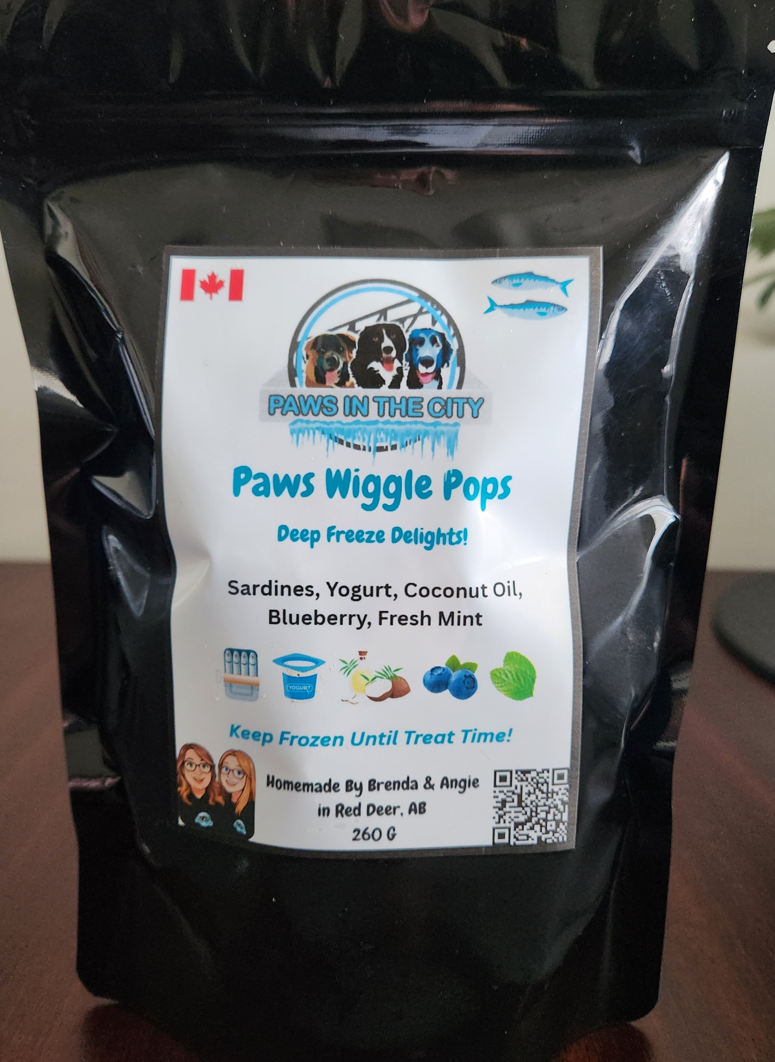 Paws Wiggle Pops - Blueberry & Mint