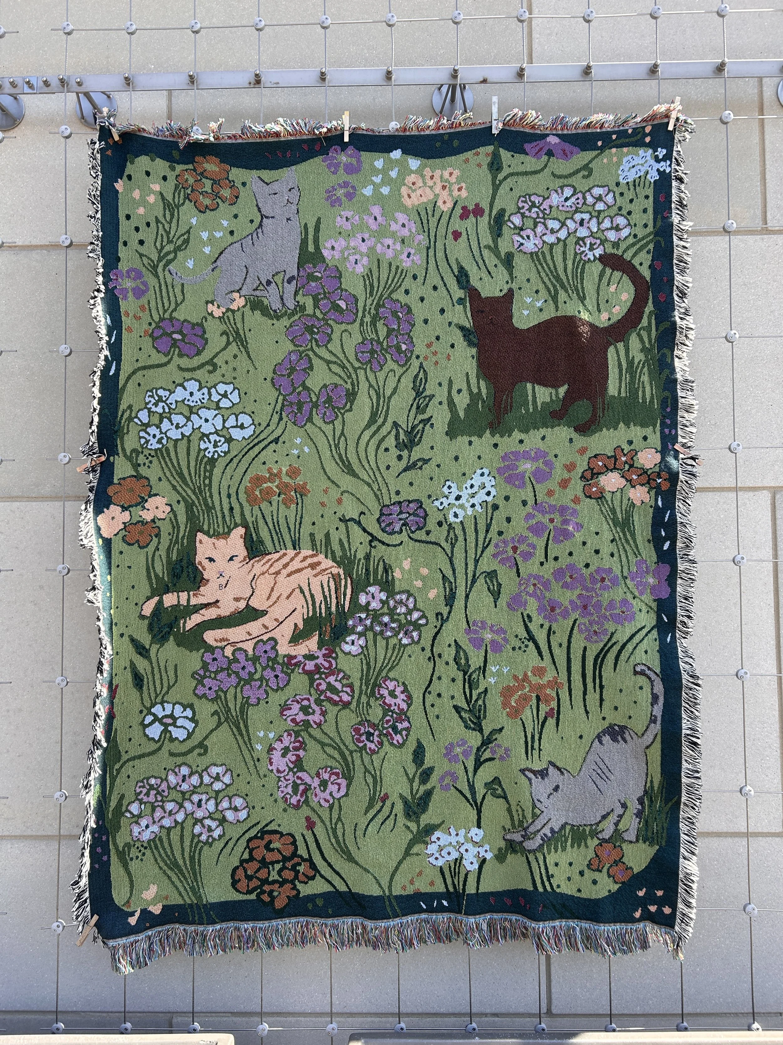 Industrailly Woven Jaquard Blankets