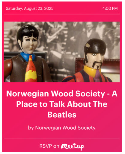 Norwegian Wood Society - A Place to Talk About The Beatles