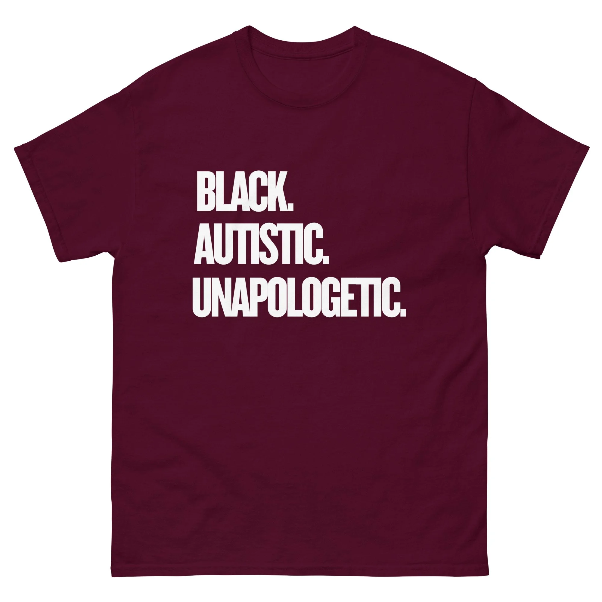 unisex-classic-tee-maroon-front-6a381fd2db293.jpg